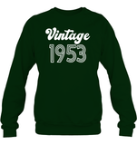 1953 Retro Vintage Birth Year Blast Unisex Fleece Pullover Sweatshirt