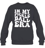 In My Pickle ball Era Unisex Fleece Pullover Sweatshirt