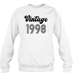 1998 Retro Vintage Birth Year Blast Unisex Fleece Pullover Sweatshirt