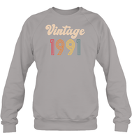 1991 Retro Vintage Birth Year Blast Unisex Shirt, Long Sleeve, Hoodie, Sweatshirt
