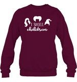 Hocus Pocus I Smell Children Unisex Fleece Pullover Sweatshirt