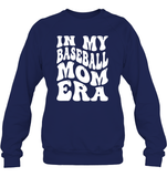 In My Baseball Mom Era Sports Shirt Unisex Fleece Pullover Sweatshirt