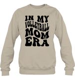 In My Volleyball Mom Era Sports Shirt Unisex Fleece Pullover Sweatshirt