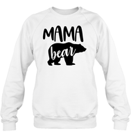 Mama Bear Family Shirt Unisex Fleece Pullover Sweatshirt