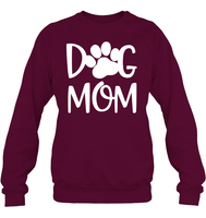 Dog Mom Pet Shirt Unisex Fleece Pullover Sweatshirt