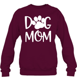 Dog Mom Pet Shirt Unisex Fleece Pullover Sweatshirt