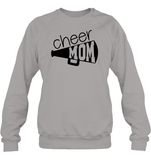 Cheer Mom With Megaphone Unisex Fleece Pullover Sweatshirt