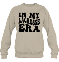 In My Lacrosse Era Sports Shirt Unisex Fleece Pullover Sweatshirt