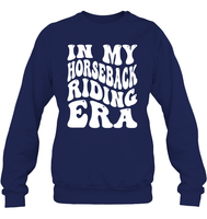 In My Horseback Riding Era Unisex Fleece Pullover Sweatshirt