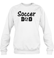 Soccer Dad Sports Shirt Unisex Fleece Pullover Sweatshirt