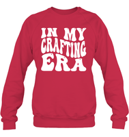 In My Crafting Era Unisex Fleece Pullover Sweatshirt