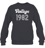 1982 Retro Vintage Birth Year Blast Unisex Fleece Pullover Sweatshirt