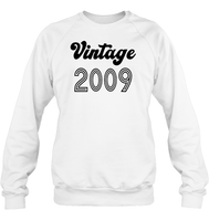 2009 Retro Vintage Birth Year Blast Unisex Fleece Pullover Sweatshirt