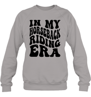In My Horseback Riding Era Unisex Fleece Pullover Sweatshirt