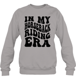 In My Horseback Riding Era Unisex Fleece Pullover Sweatshirt
