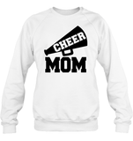 Cheer Mom With Megaphone Unisex Fleece Pullover Sweatshirt