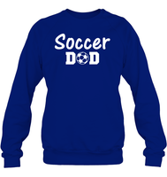 Soccer Dad Sports Shirt Unisex Fleece Pullover Sweatshirt