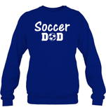 Soccer Dad Sports Shirt Unisex Fleece Pullover Sweatshirt