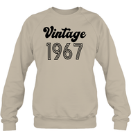 1967 Retro Vintage Birth Year Blast Unisex Fleece Pullover Sweatshirt