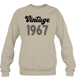 1967 Retro Vintage Birth Year Blast Unisex Fleece Pullover Sweatshirt