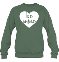 Be Mine Valentine's Day Unisex Fleece Pullover Sweatshirt