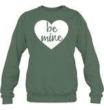 Be Mine Valentine's Day Unisex Fleece Pullover Sweatshirt