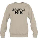 Baseball Mom Shirt Unisex Fleece Pullover Sweatshirt