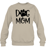 Dog Mom Pet Shirt Unisex Fleece Pullover Sweatshirt