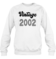 2002 Retro Vintage Birth Year Blast Unisex Fleece Pullover Sweatshirt