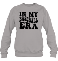 In My Baseball Era Sports Shirt Unisex Fleece Pullover Sweatshirt