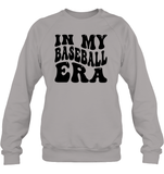 In My Baseball Era Sports Shirt Unisex Fleece Pullover Sweatshirt