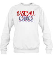 Baseball Mom Shirt, Long Sleeve, Hoodie, and Sweatshirt With Baseball Stripes