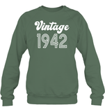 1942 Retro Vintage Birth Year Blast Unisex Fleece Pullover Sweatshirt