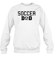Soccer Dad Sports Shirt Unisex Fleece Pullover Sweatshirt
