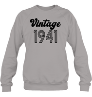 1941 Retro Vintage Birth Year Blast Unisex Fleece Pullover Sweatshirt