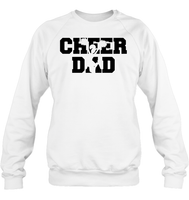Cheer Dad With Cheerleader Unisex Fleece Pullover Sweatshirt