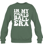 In My Pickle ball Era Unisex Fleece Pullover Sweatshirt