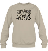 Let's Get Lit 4th Of July Shirt Unisex Fleece Pullover Sweatshirt