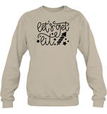 Let's Get Lit 4th Of July Shirt Unisex Fleece Pullover Sweatshirt