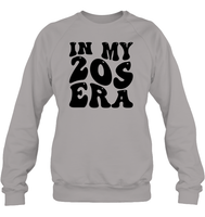 In My 20s Birthday Era Birthday Shirt Unisex Fleece Pullover Sweatshirt