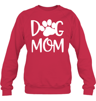 Dog Mom Pet Shirt Unisex Fleece Pullover Sweatshirt