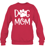Dog Mom Pet Shirt Unisex Fleece Pullover Sweatshirt