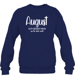 August Birthday Month Unisex Fleece Pullover Sweatshirt