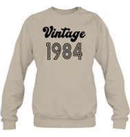 1984 Retro Vintage Birth Year Blast Unisex Fleece Pullover Sweatshirt