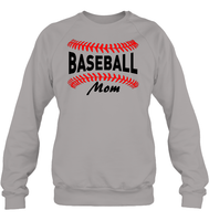 Baseball Mom Shirt, Long Sleeve, Hoodie, and Sweatshirt With Baseball Stripes
