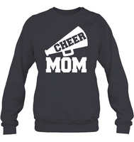 Cheer Mom With Megaphone Unisex Fleece Pullover Sweatshirt
