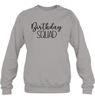 Birthday Squad Unisex Fleece Pullover Sweatshirt