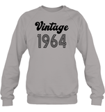 1964 Retro Vintage Birth Year Blast Unisex Fleece Pullover Sweatshirt