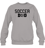 Soccer Dad Sports Shirt Unisex Fleece Pullover Sweatshirt