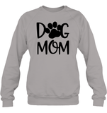 Dog Mom Pet Shirt Unisex Fleece Pullover Sweatshirt